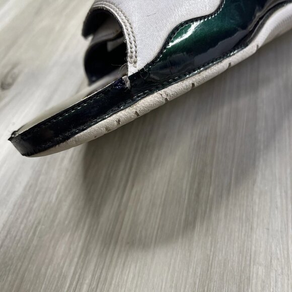 Nike Air Jordan 11 Hydro EASTER Slides Size 12 Emerald AA1336 117 Slide - Picture 10 of 16